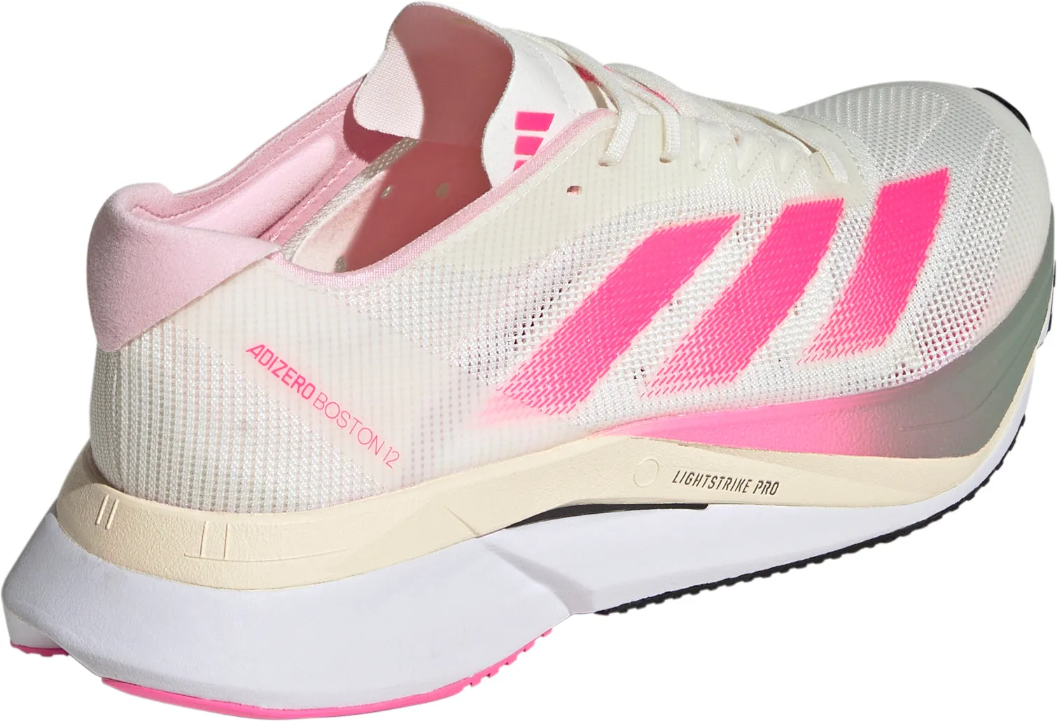 adidas Adizero Boston 12 Womens Running Shoes - White