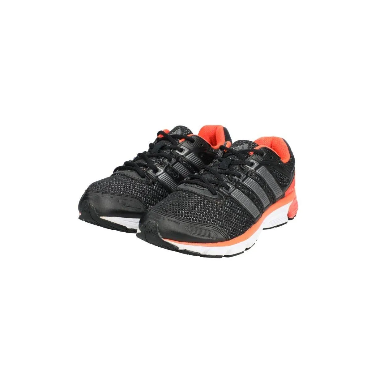 Adidas Nova Stability Running Sport Shoes Fabric Black Colour For Men