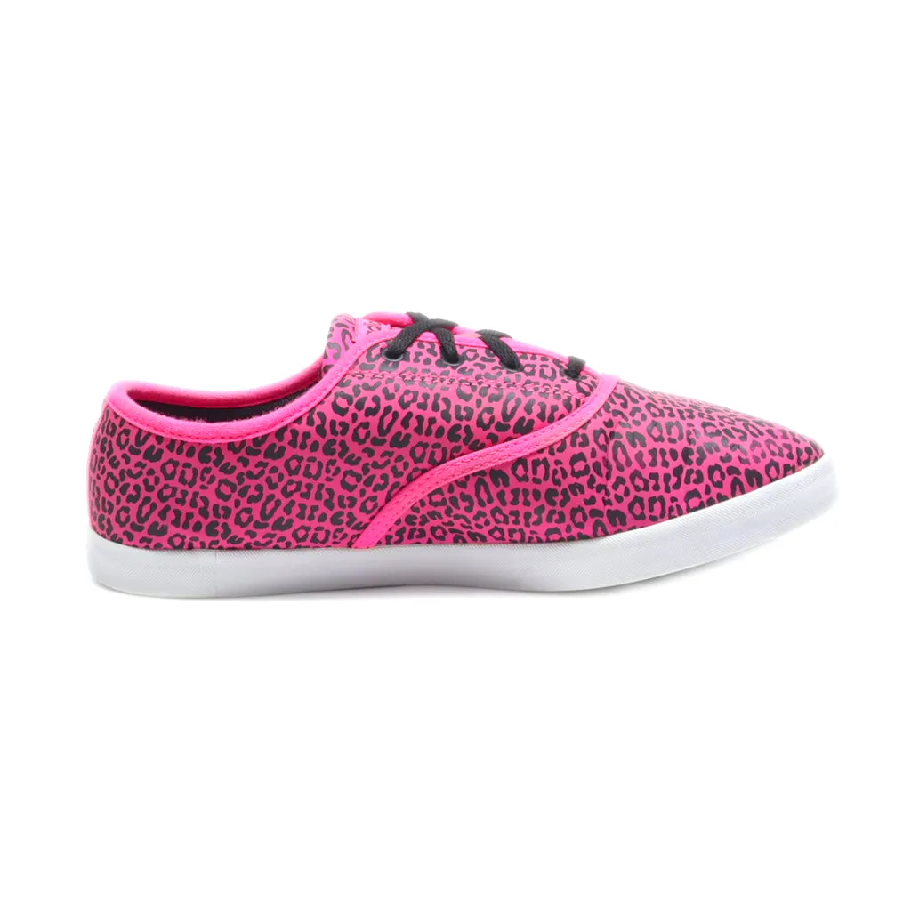 Adidas Vlneo Casual Low-Top Sneakers Leather Pink Colour For Women