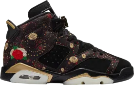 Air Jordan 6 Retro BG Chinese New Year sneakers, black