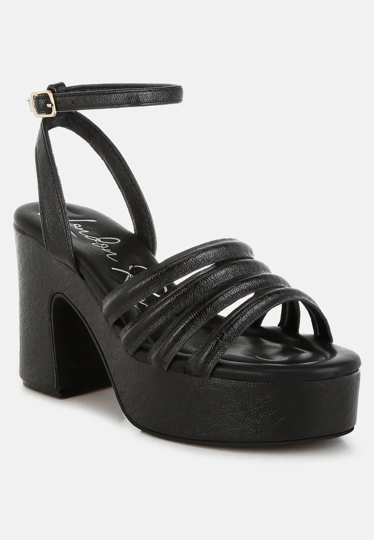 Athla Strappy High Platform Sandals