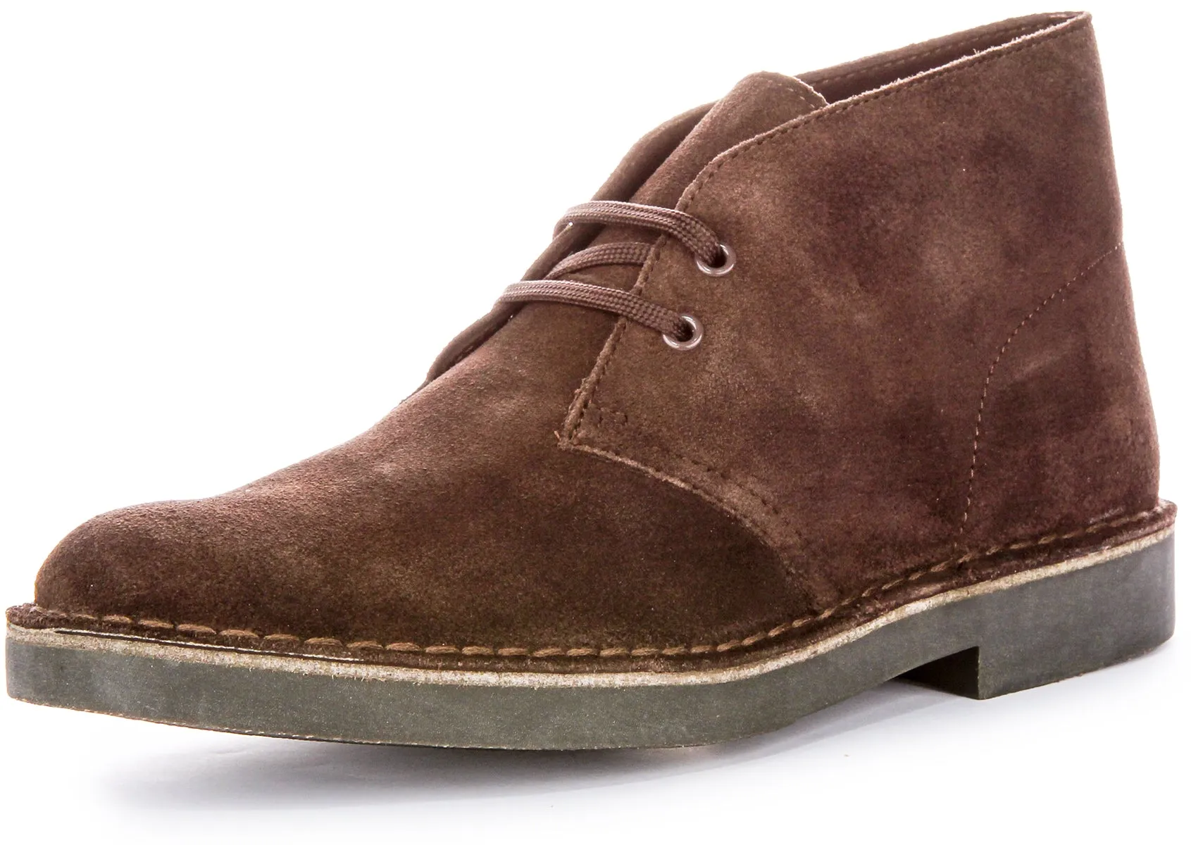 Clarks Desert Boot Evo In Dark Brown For Men