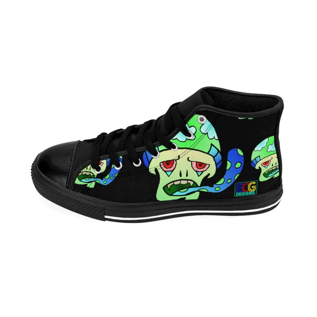 Green Shroom Women's High-top Sneakers