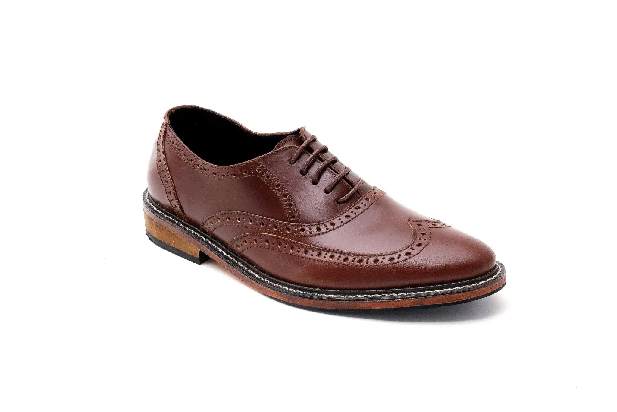 GUEVARRA Wingtip Oxford - Walnut