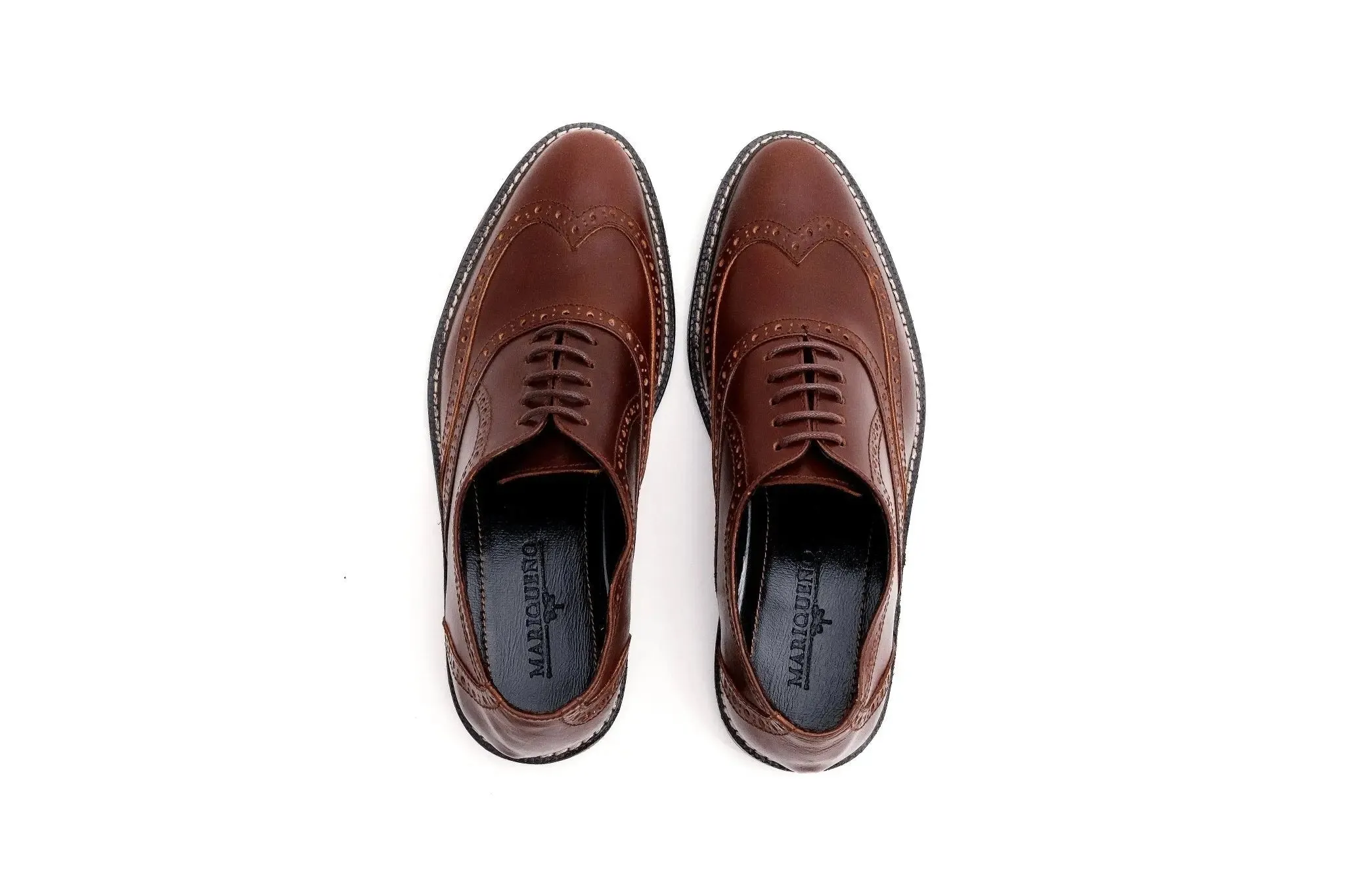 GUEVARRA Wingtip Oxford - Walnut