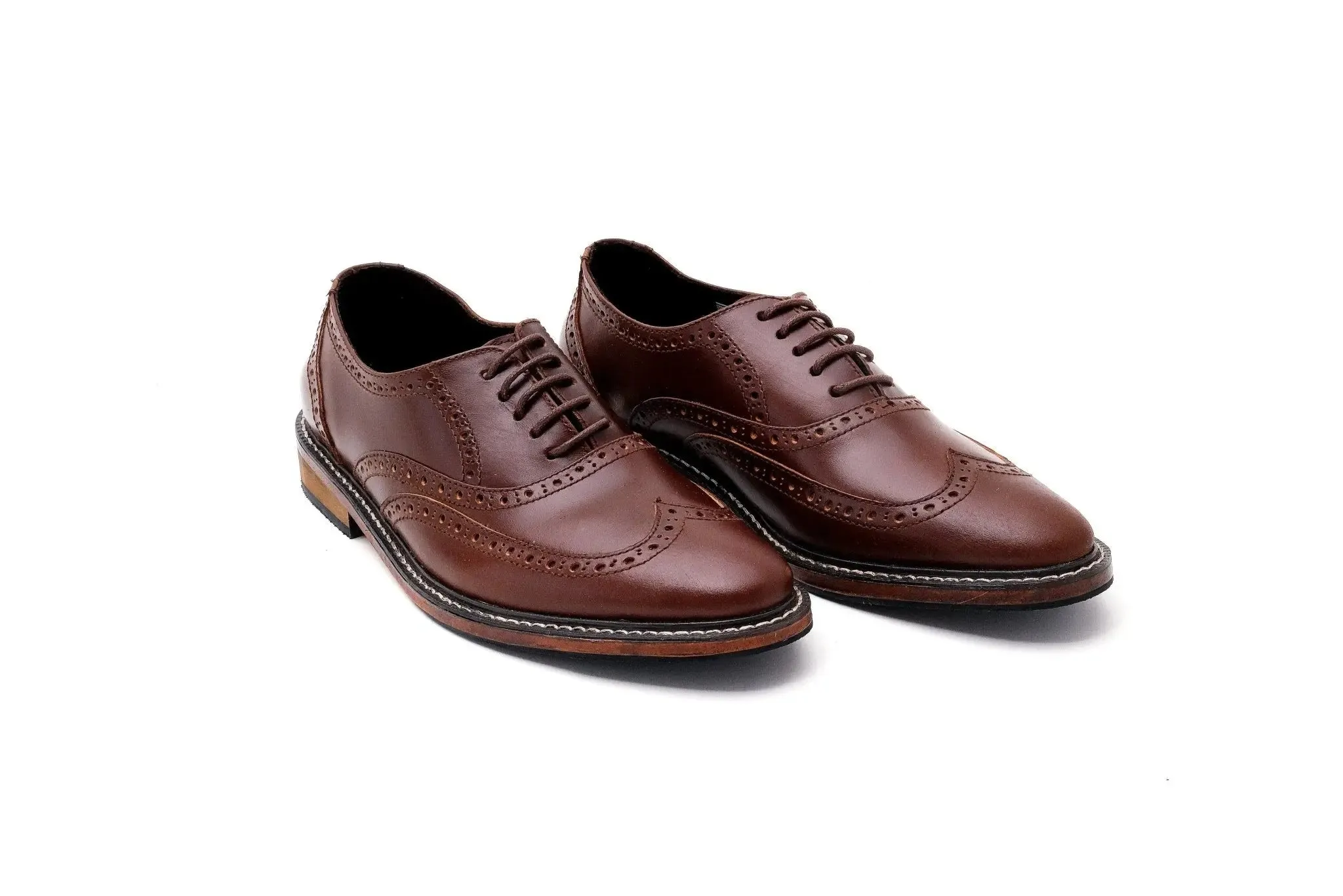 GUEVARRA Wingtip Oxford - Walnut