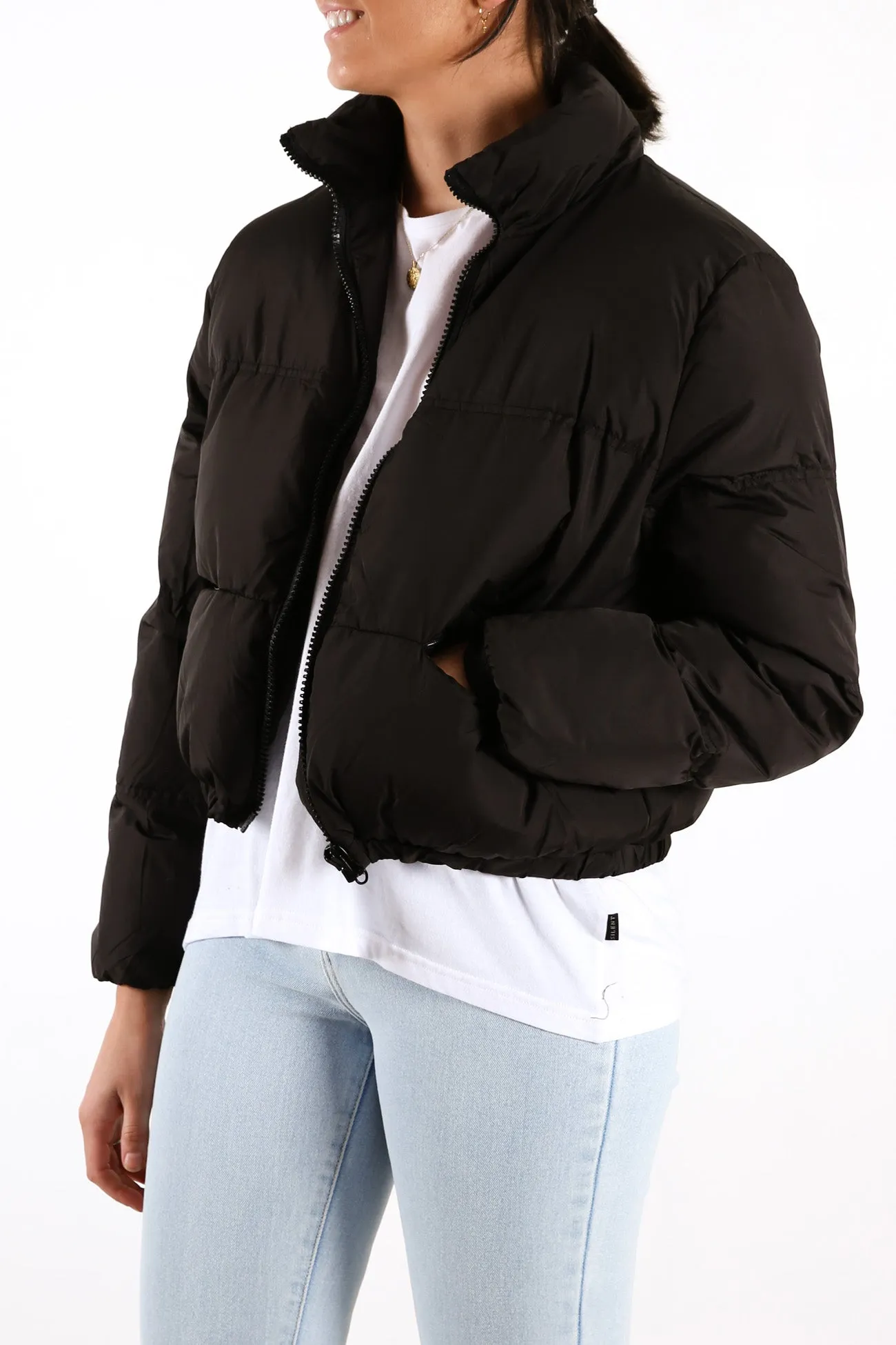 Meline Puffer Jacket Black