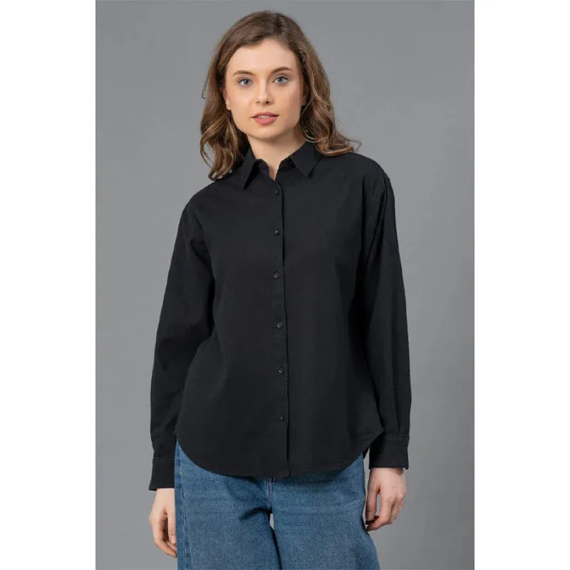 Mode by RedTape Black Color Womens Casual Shirt | Highly Durable & Absorptive