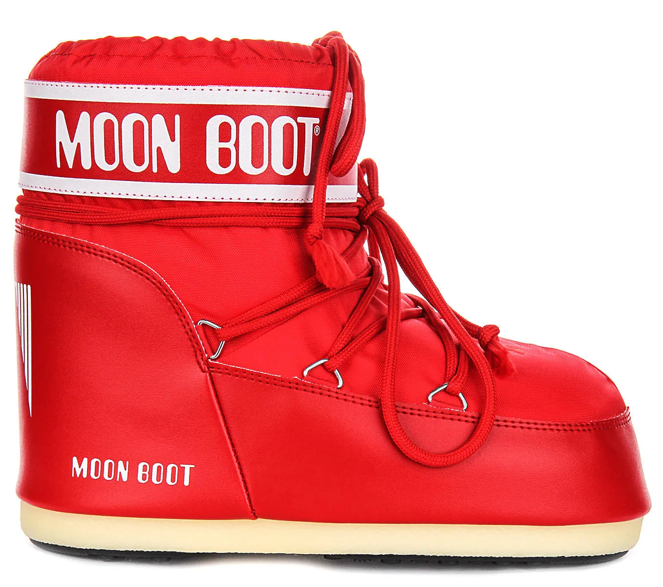 Moon Boot Icon Low Nylon In Red For Women