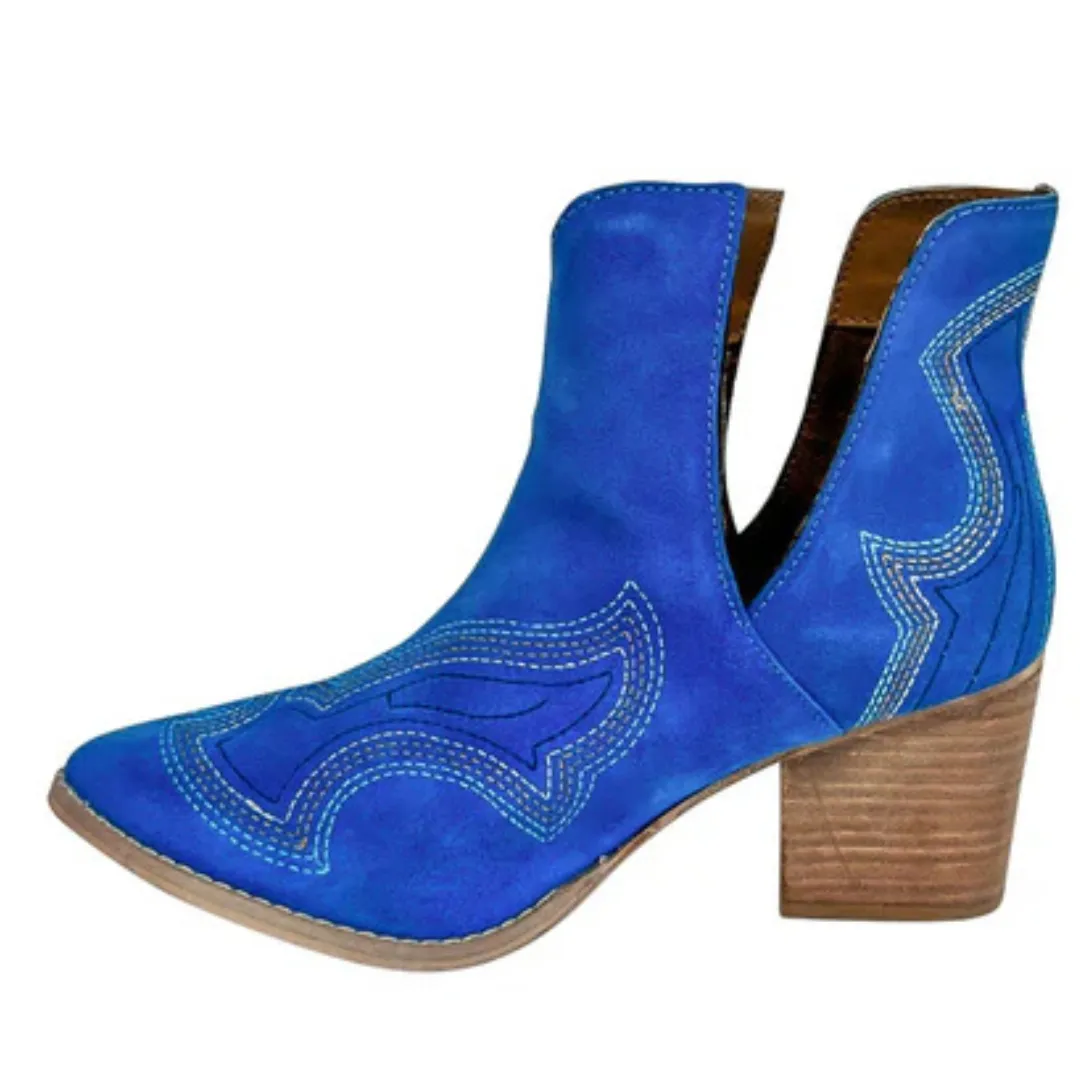 Online Exclusive | Journee Ankle Boots in Blue