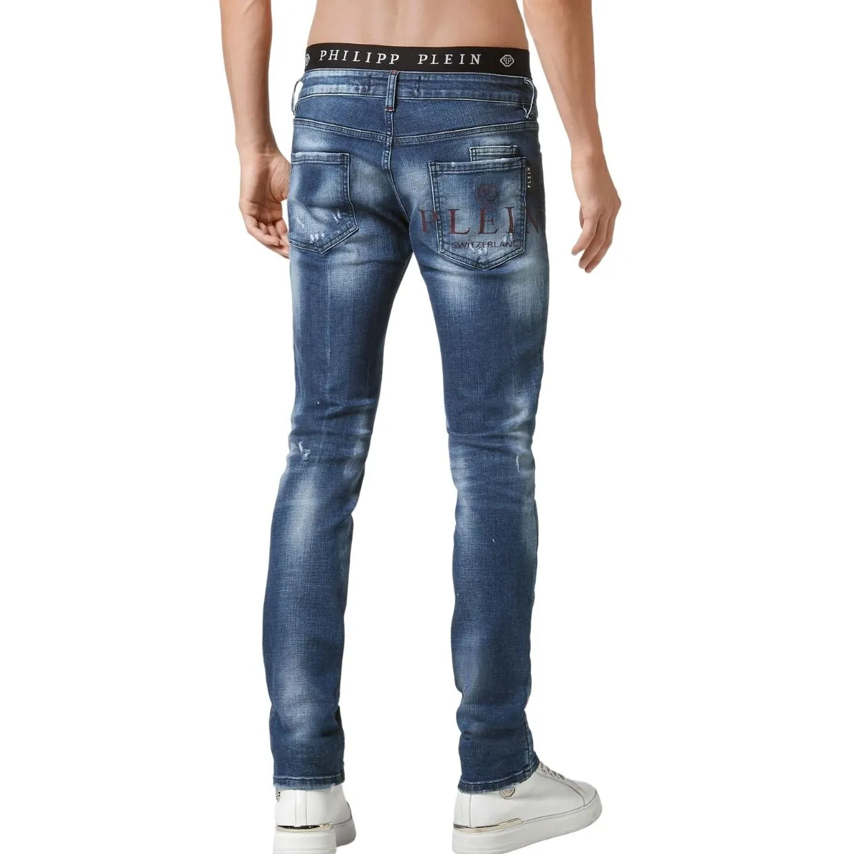 Philipp Plein Super Straight Cut Denim Jeans