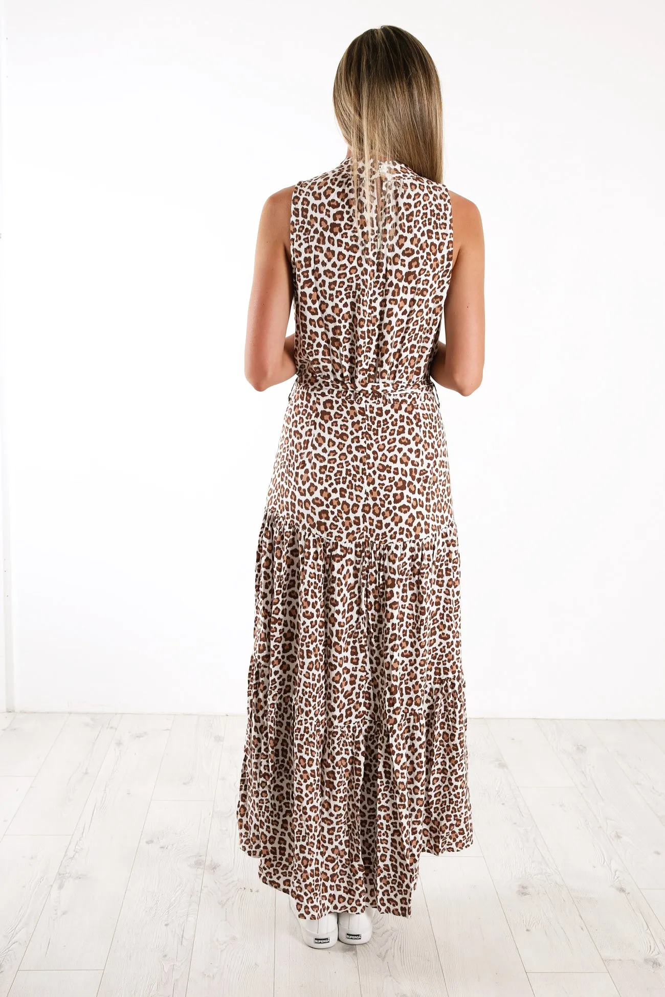 Phoebe Maxi Dress Leopard