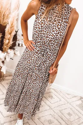 Phoebe Maxi Dress Leopard