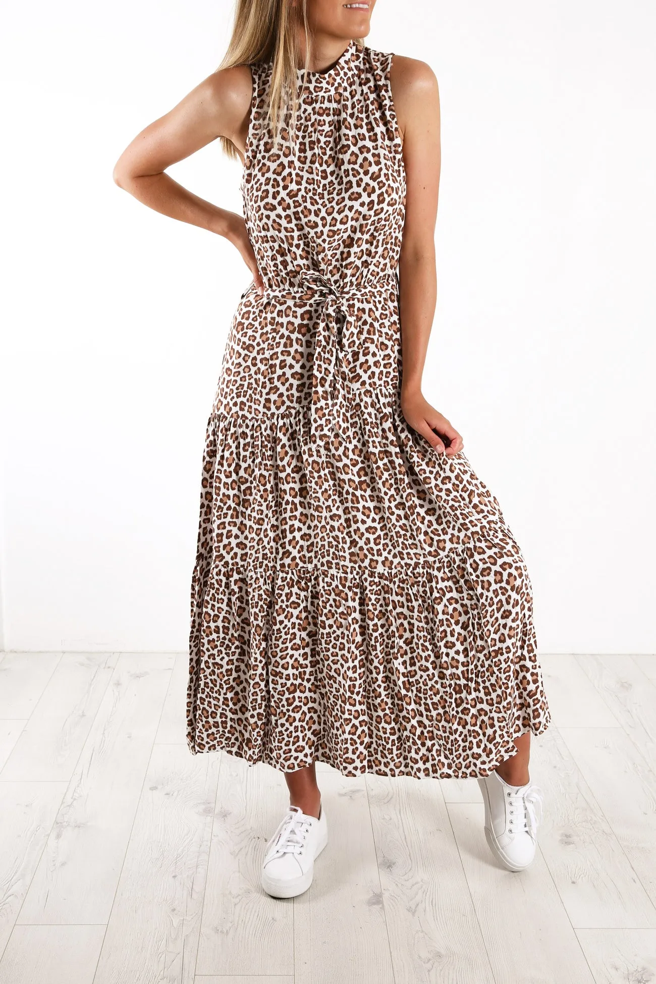 Phoebe Maxi Dress Leopard