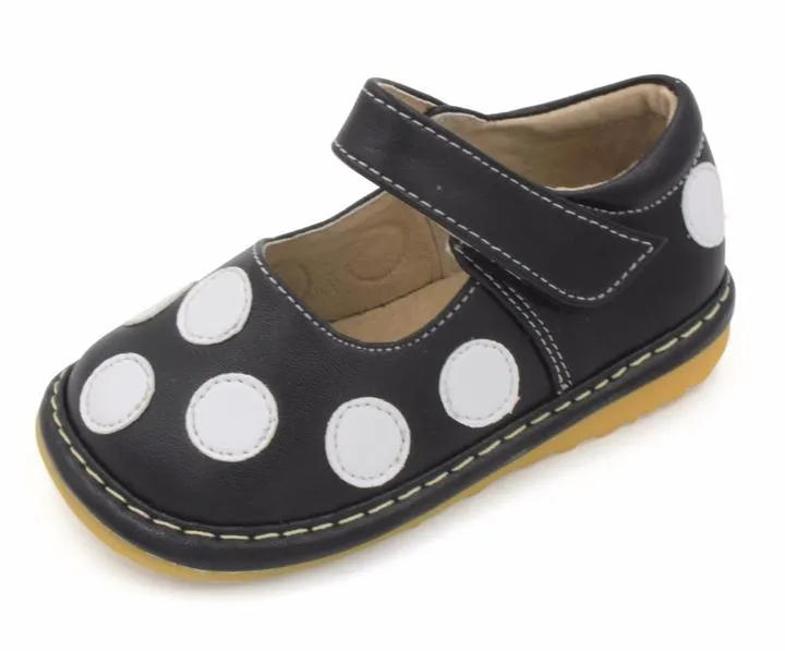 Polka-Dot Mary Jane Squeaky Shoes