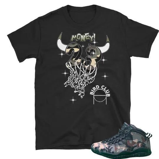 Retro 10 Camo Sneaker shirt