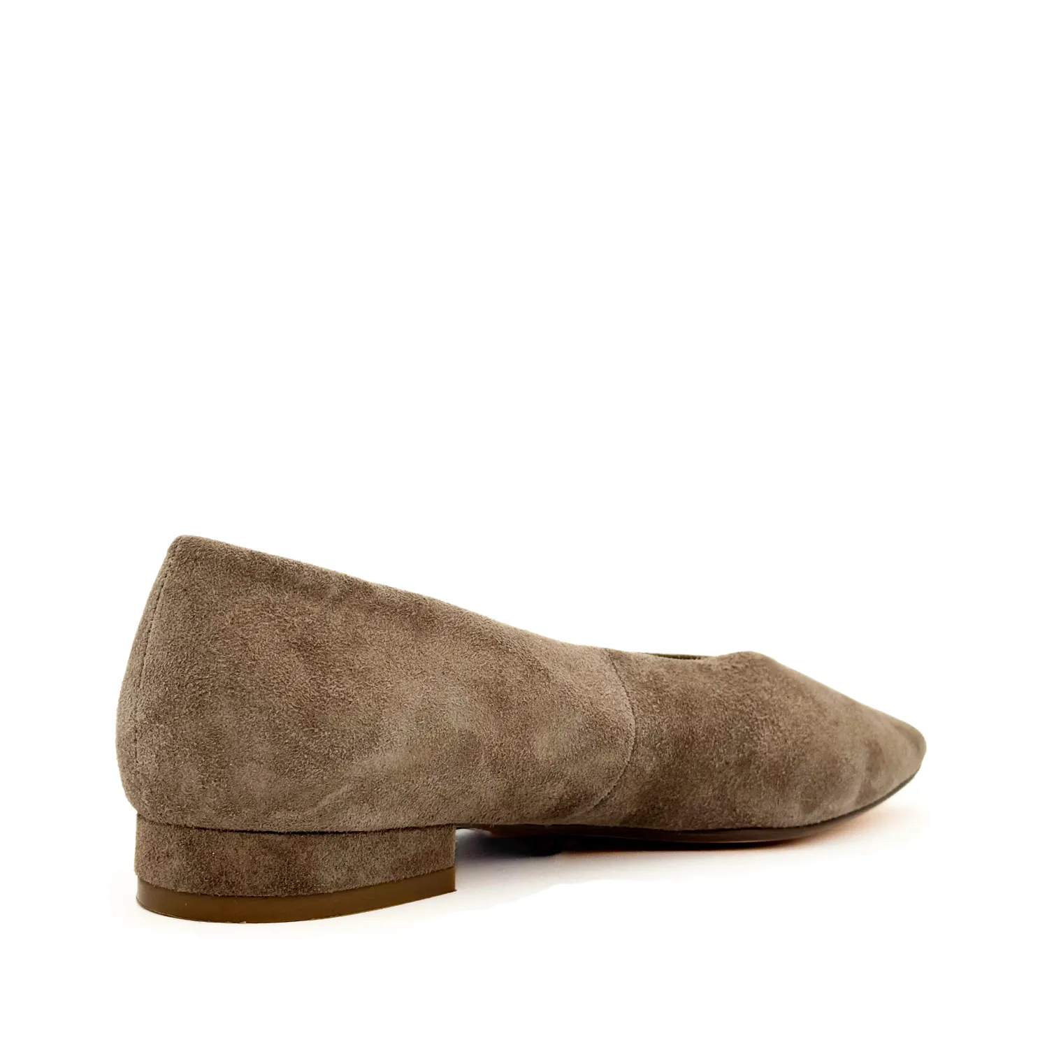 Slick Suede Ballet Flats