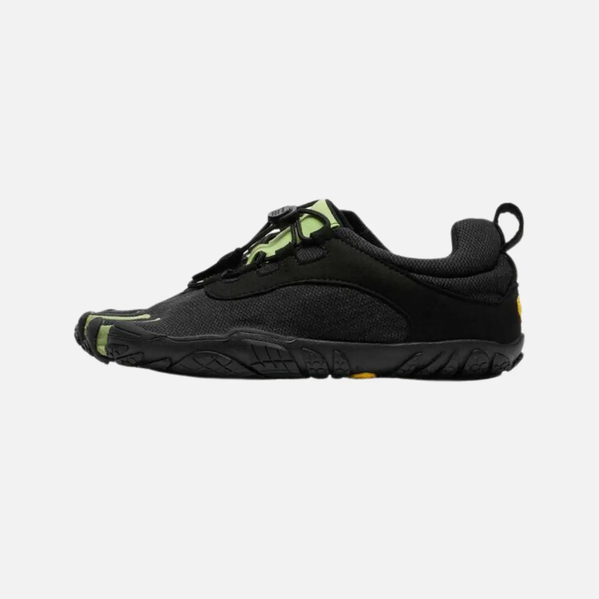 Vibram V-Run Retro Women's Barefoot Running Footwear -Black/Green/Black