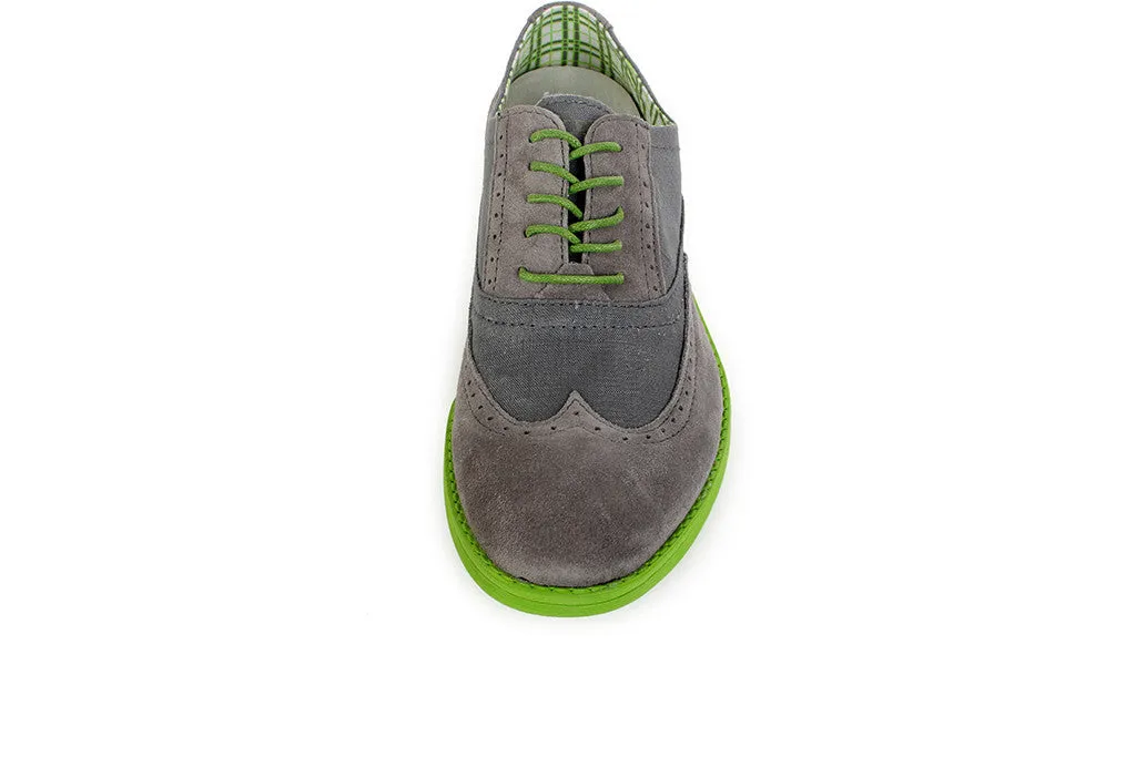 Vinci Charcoal/Neon Green