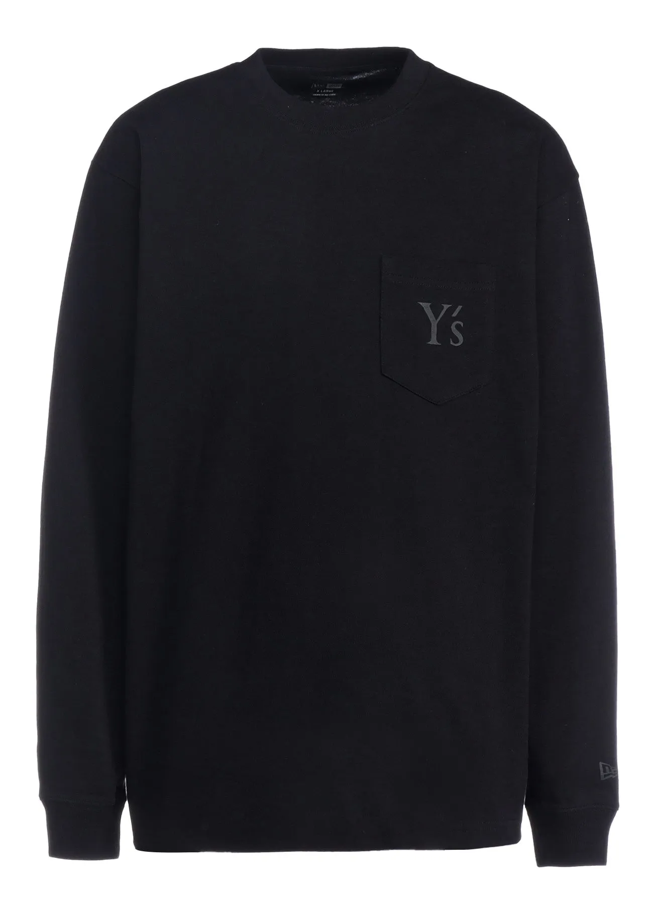 Y's × New Era LONG SLEEVE COTTON POCKET TEE